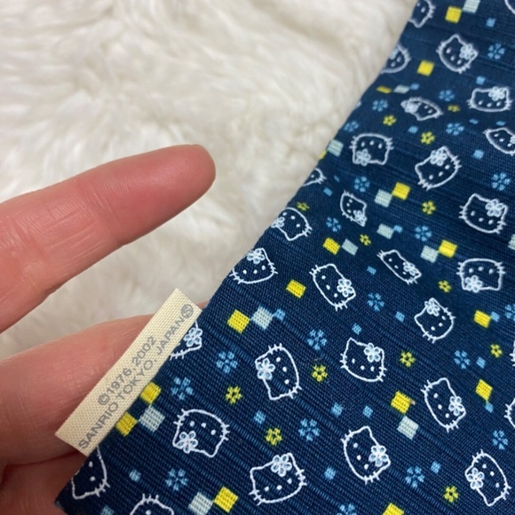 Sanrio Tokyo Japan 2002 Hello Kitty Drawstring Cloth Pouch Bag 8.5" Kawaii 2313 - Picture 5 of 8